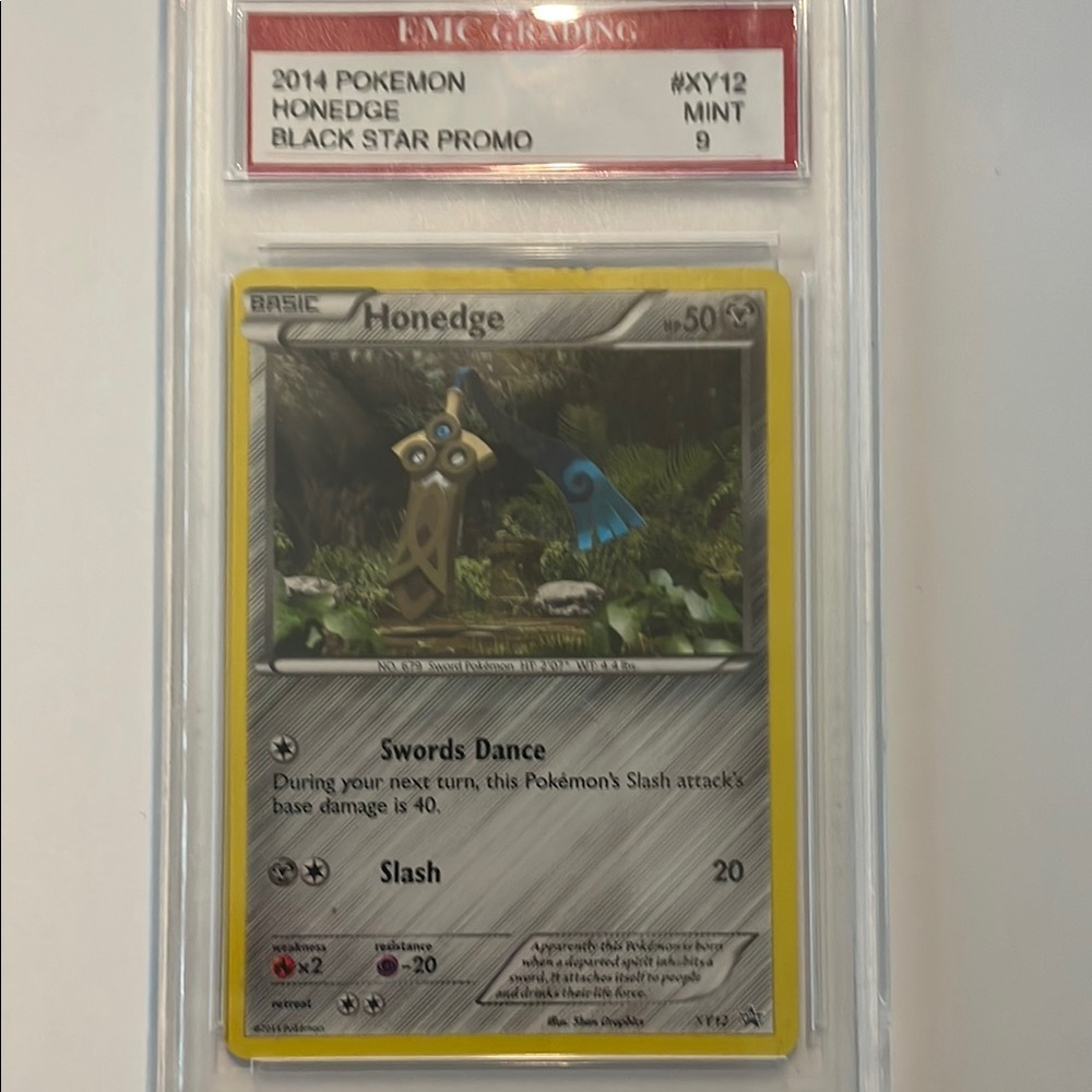 2014 Pokemon Honedge Black Star Promo - Graded 9